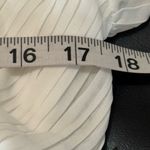 Lulus Embrace Your Beauty Ivory Pleated Long Sleeve Skort Romper Chiffon Large Photo 7