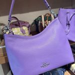 Coach Laurel Shoulder Bag Crossbody In Leather/Silver/Iris CR148 NWT Photo 0