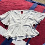 EXPRESS cream white flowy blouse - zip up backing
Women’s size XS Photo 1