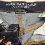 American Eagle  High Rise Shortie Micro Mini Dark Wash Shorts Sz 6 Super Stretch Photo 5
