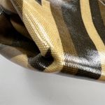 Orla Kiely Classic Zip Shoulder Bag Multi Stem Print Coated Canvas Browns/Tan Brown Photo 12