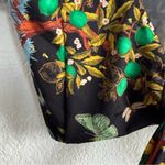 We are HAH Womens Bikini Top Black Floral Reversible Tie Front or Back Size XS Photo 6