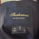 Shoshanna  Caprina Georgette Maxi Dress Navy/Lavender Multi Sz 2 Photo 5