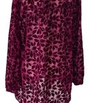 Torrid NWT Velvet Burnout Hi-Low Pullover Top Plus Size 1 1X 14-16 Photo 2