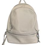Michael Kors  Rhea Zip Leather LARGE Greige Backpack Photo 12