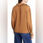 frame denim FRAME Ruffle-collar Silk Blouse In Camel
$448 retail size XL (b24) Photo 4