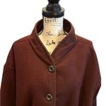 Diane Von Furstenberg  The Color Authority Fleece Coat Jacket Brown Size M/L Photo 1