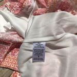 Boutique NWT Savanna Jane Patchwork Pink and White Tie Shoulder Sundress Sz S Photo 5