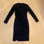 The Vanity Room  Black Long Sleeve Ponte Slit Bodycon Dress Size XS Photo 5