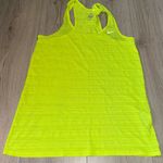 Nike  Yellow Racerback Tank Top shirt Photo 0