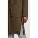 Madewell ππ Camden Sweater-Coat ~ 100% Merino Wool Olive Green XXS Photo 5