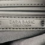 ZARA  Women's White Black Mini Sherpa Fleece Shearling Adjustable Strap Backpack Photo 4