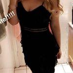 AQUA  Black Cocktail Dress Photo 1