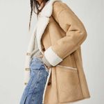 Free People NWT Diogo Coat / Ivory Combo NWT Photo 2