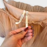 Anthropologie Pleated Tulle Cami Top – Size M (Peach Blush) Photo 9