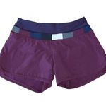 Shorts Womens Lululemon Groovy Run Shorts in Plum Lined Size 4 Photo 1