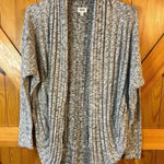 BKE  Womens Heathered Grey White Knit Open Front Cardigan Size Small (5296) Photo 0