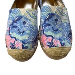 Lilly Pulitzer Lilly Pulitzer Women's Saltwater Blue Marlo Espadrille Platform Slip On Shoes 6 Photo 5