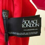 Solace London 🆕 Sian Colorblock Maxi Dress Red Sz 0 US Photo 6
