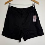 NEW Sofia Vergara Black Linen Blend Shorts Women’s Size 2 NO Belt 4” Inseam Photo 0