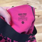 Nike  Pro Pink Black Cropped Leggings Small Photo 6