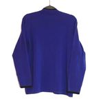 Bob Mackie Wearable Art Cardigan Sweater Purple Black Rope Embroidery Size M Photo 2