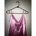 ZARA Womens Pink Floral Satin Mini Babydoll Dress Size XS Photo 3