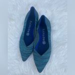Rothy's Rothy’s Aqua Heather The Point Flats SZ  8 Blue-Green Photo 3