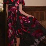 Hutch Nataly Short-Sleeve Wrap Maxi Dress Size XS/SM 2-4 NWOT Feminine Elegant Photo 0