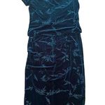 Vintage Kathie Lee Collection Green Velvet two piece Set dress Size Medium  Photo 1