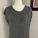 Eileen Fisher gray T-shirt dress size small cap sleeves Photo 1