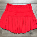 Goldhinge 12” Red Pleated Pocket Tennis Skirt Skort Size XS Photo 0