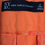 NY&CO Orange High Waist Modern Fit Career Dress Pants Ankle Slit Business 8 Tall Size undefined Photo 9