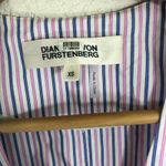 Diane Von Furstenberg Diane von Furstenburg striped sleeveless knot blouse Photo 4