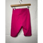 Adidas NEW  Womens Small Pink Ribbed Bike Shorts Photo 3
