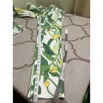 J. McLaughlin  Lexi Green Queen Palm floral print skinny jeans, size 10 Photo 3