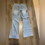 PacSun  Light Blue Cargo Jeans size 27 Photo 4