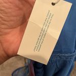 Sundance  Floral Ruffle Asymmetrical Hem Skirt Blue Pink Size PL Petite Large‎ Photo 6