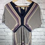 Anthropologie Meadow Rue silk tunic top mini dress women size small Photo 0