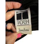 Tadashi Shoji NWT Vintage Tadashi V Neck Size Medium Sleeveless Top Black Embellishments #G4-5 Photo 3