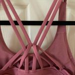 Lululemon Moment to Movement Tank Top Cherry Tint Two in One Pink Red Like New Photo 8