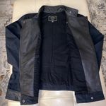 Lucky Brand  black jacket‎ with leather trim. Photo 6