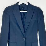 Hugo Boss  Juicy 4 Black Tailored Fitted Virgin Wool Blazer Size 2 Photo 3