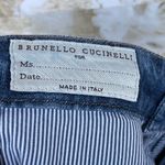 Brunello Cucinelli Low‑Slung Relaxed Jeans – Size 4, Medium Wash, Made in Italy Photo 10