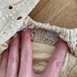 Urban Outfitters  Eyelet Crop Top in Cream Photo 3