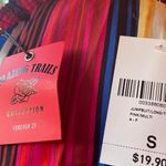 Forever 21 Strapless Striped Satin Palazzo Jumpsuit Photo 7