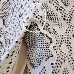 Vintage ‘90s K. Milburn Black & White Snakeskin Print Knee Length Pencil Skirt Size XXS Photo 7