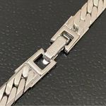 infinity Vintage NAPIER O-Ring Drop Pendant Shiny Snake Chain Silver Necklace Photo 15