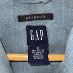 Gap Women's Denim Jean Jacket Stretch Button Collared Long Sleeve Blue Small Photo 4