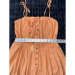 Free People  Women's CORAL ROSALYN‎ JUMPSUIT No Belt Boho Size 4 Photo 9